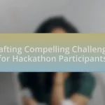 Crafting Compelling Challenges for Hackathon Participants