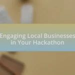 Engaging Local Businesses in Your Hackathon