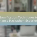 Gamification Techniques to Enhance Hackathon Experience