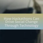 How Hackathons Can Drive Social Change Through Technology