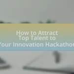 How to Attract Top Talent to Your Innovation Hackathon