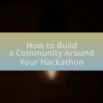 How to Build a Community Around Your Hackathon