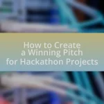How to Create a Winning Pitch for Hackathon Projects