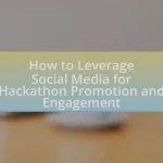 How to Leverage Social Media for Hackathon Promotion and Engagement