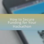 How to Secure Funding for Your Hackathon