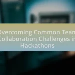 Overcoming Common Team Collaboration Challenges in Hackathons