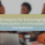 Strategies for Encouraging Participation in Innovation Hackathons