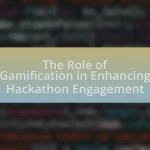 The Role of Gamification in Enhancing Hackathon Engagement