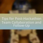 Tips for Post-Hackathon Team Collaboration and Follow-Up