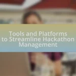 Tools and Platforms to Streamline Hackathon Management